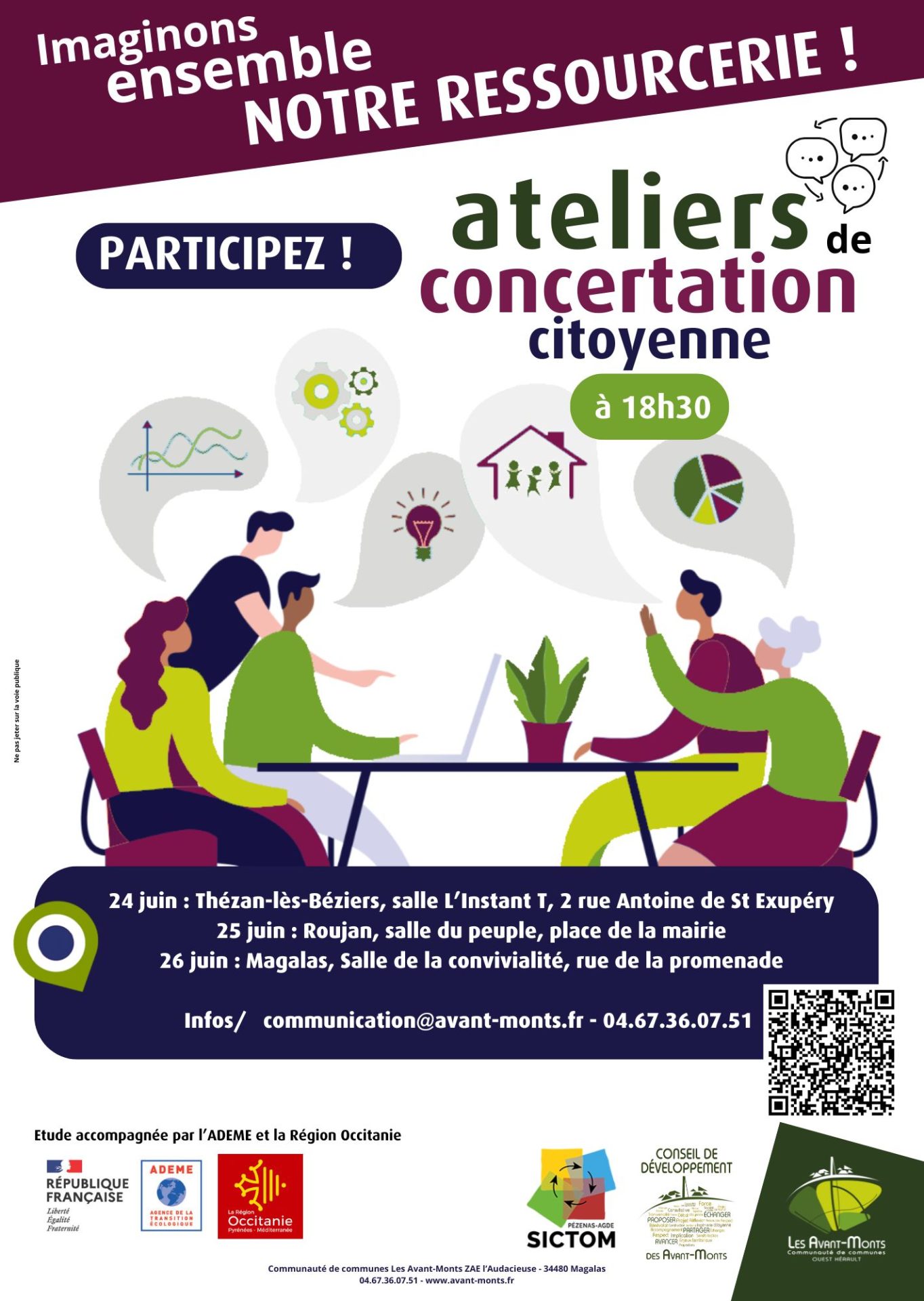 Lire la suite à propos de l’article ATELIERS DE CONCERTATION CITOYENNE