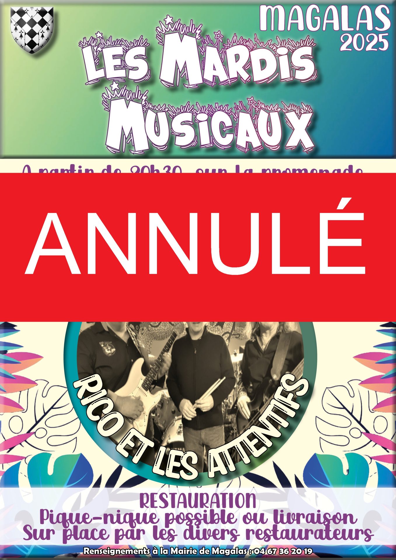 Lire la suite à propos de l’article LES MARDIS MUSICAUX SONT ANNULÉS