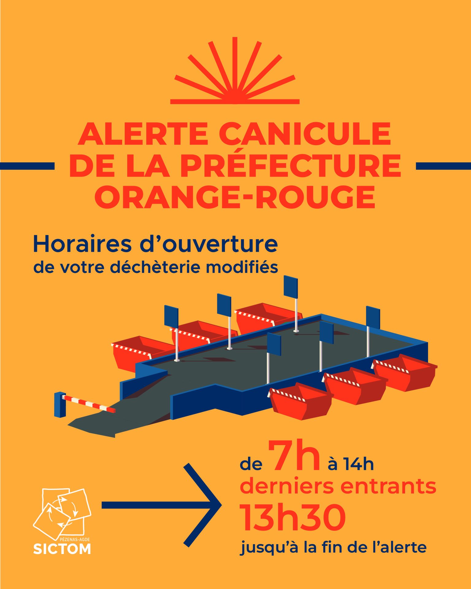 Lire la suite à propos de l’article HORAIRES D’OUVERTURE DE LA DECHETTERIE